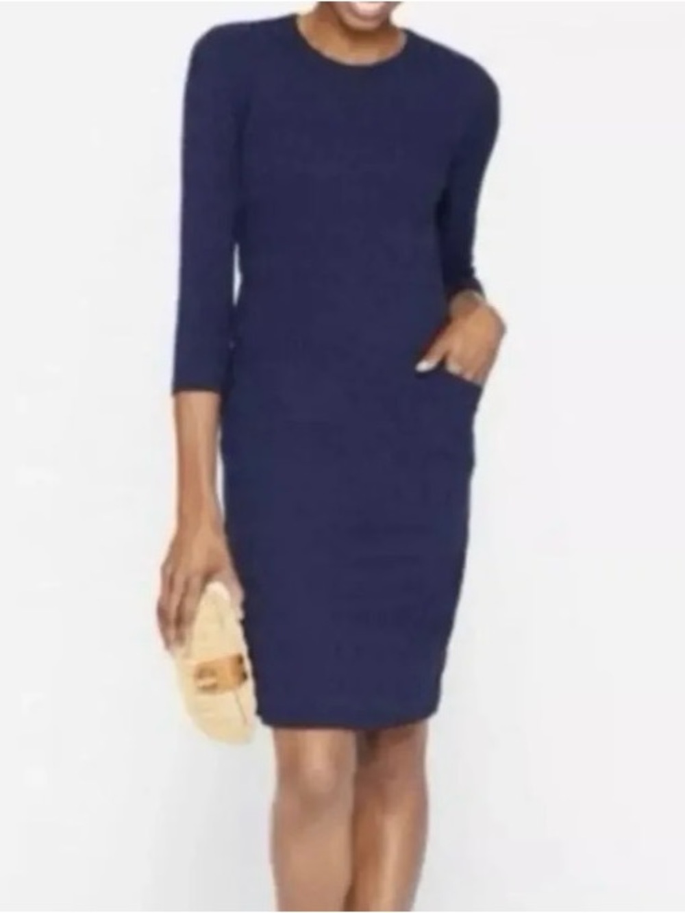 J. Mclaughlin Dresses Catalyst Midi Dress Navy Blue Brand New Size Small